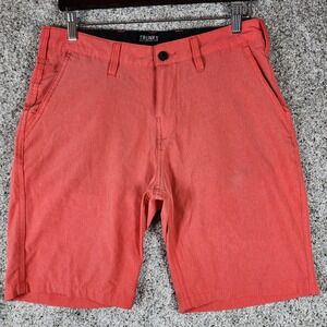 Trunks Multi-Functional Shorts Mens 30 Salmon Coral Stretch Hybrid Excellent